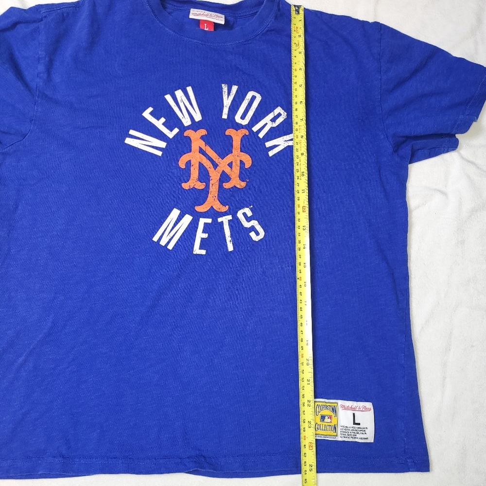 Mitchell & Ness New York Mets Cooperstown Collection Slub T Shirt Size Large MLB - Picture 3 of 8